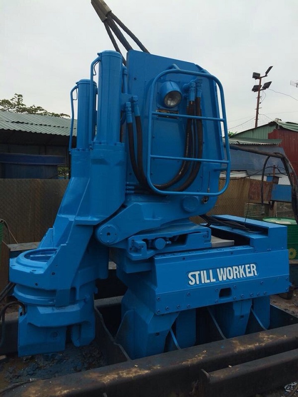 máy ép cừ larsen